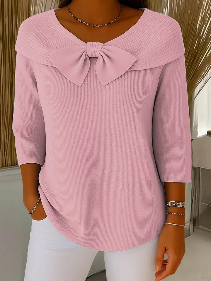 Serenna | Bow Knit Sweater
