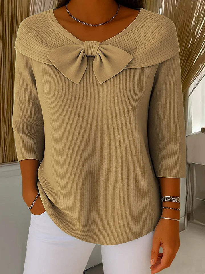 Serenna | Bow Knit Sweater