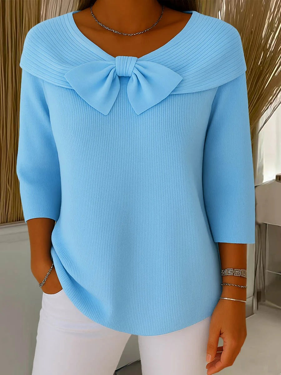 Serenna | Bow Knit Sweater