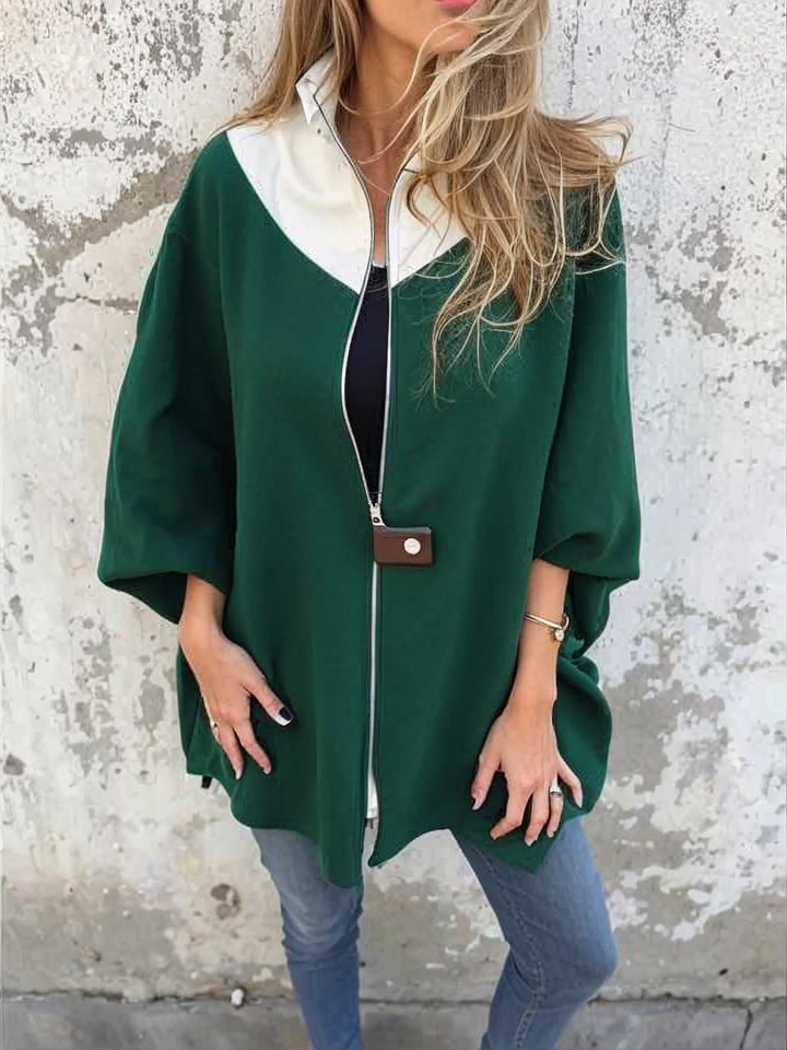 Francina | Loose Zipper Coat