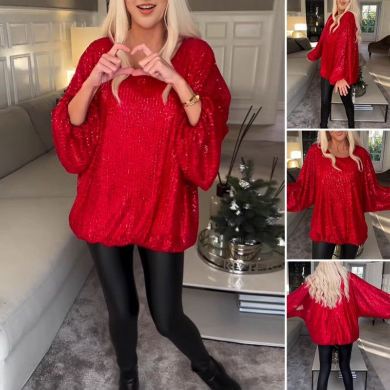 Amélis | Shimmer Loose Fit Blouse