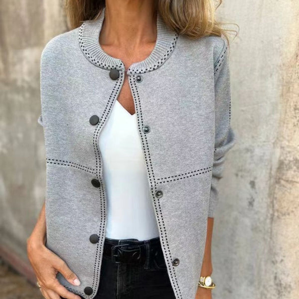 Eleanor | Button-Placket Cardigan