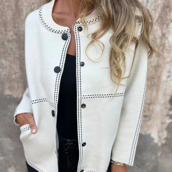 Eleanor | Button-Placket Cardigan