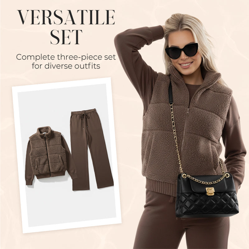 Arléa | 3-Piece Warm Knit Set