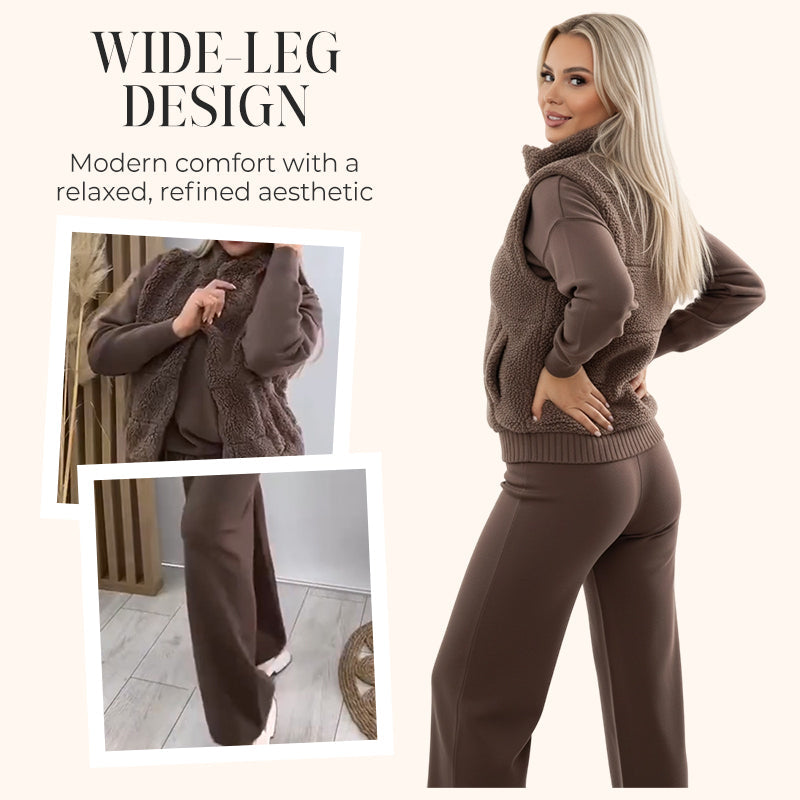 Arléa | 3-Piece Warm Knit Set