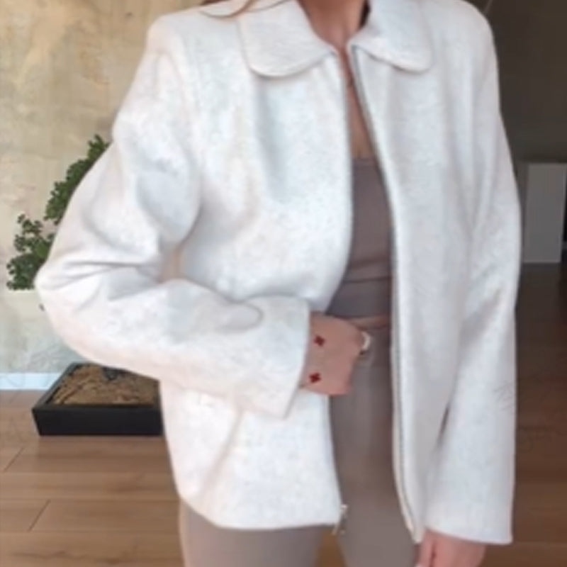 Arden | Zip-Up Coat with Lapel Collar