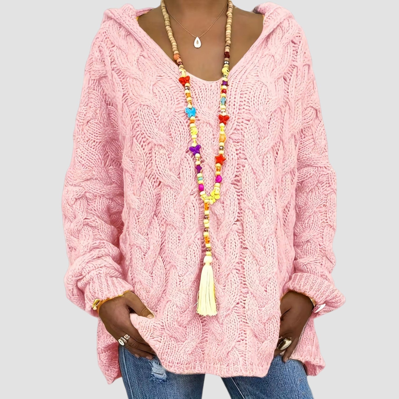 Michelle | Casual Long Sleeve Knitted Sweater