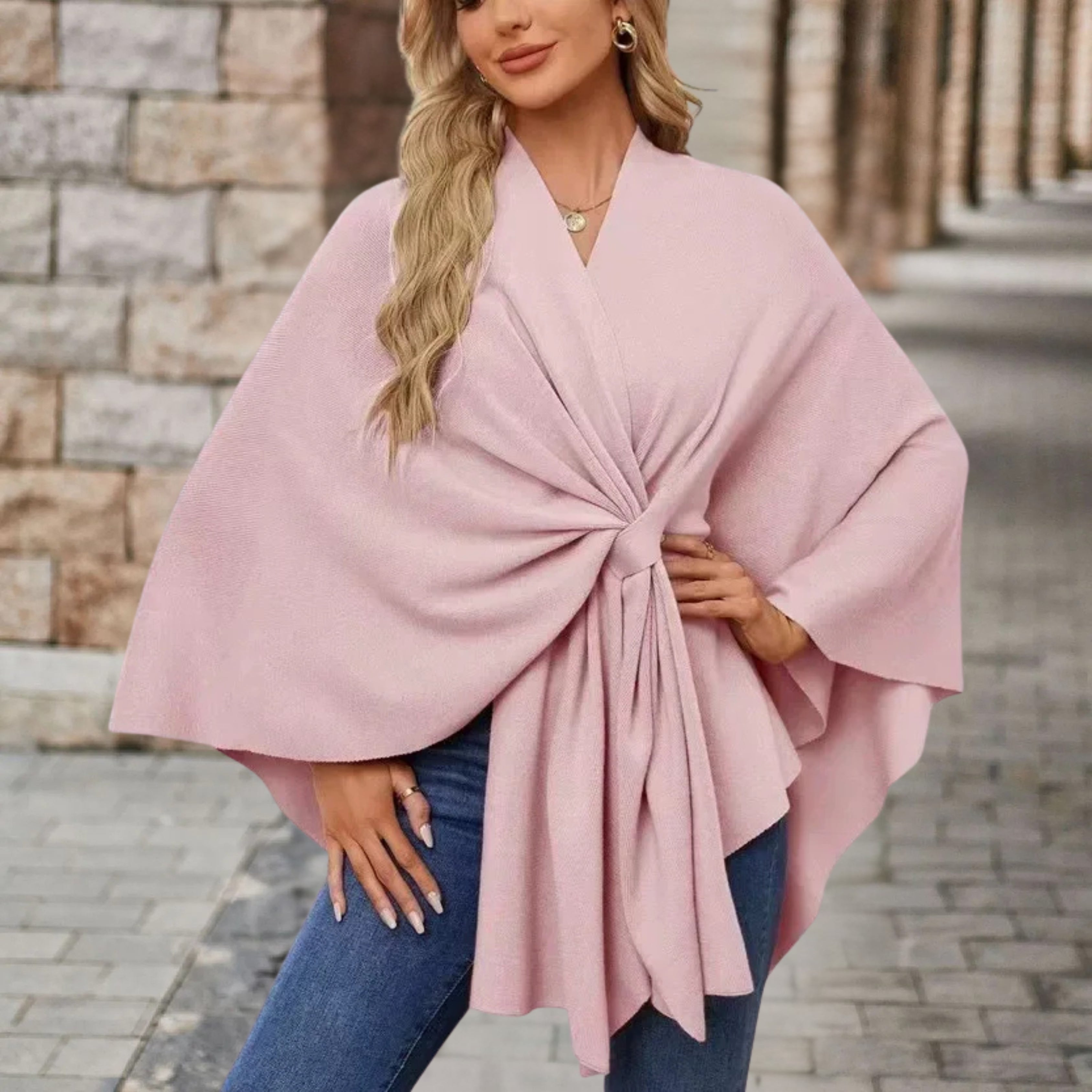 Helin | V-Neck Shawl