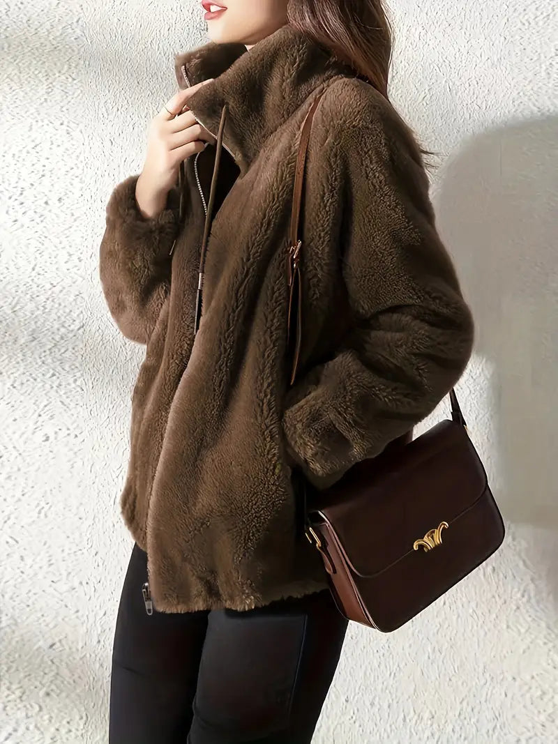 Maliza | Ultra-Soft Furry Fleece Jacket