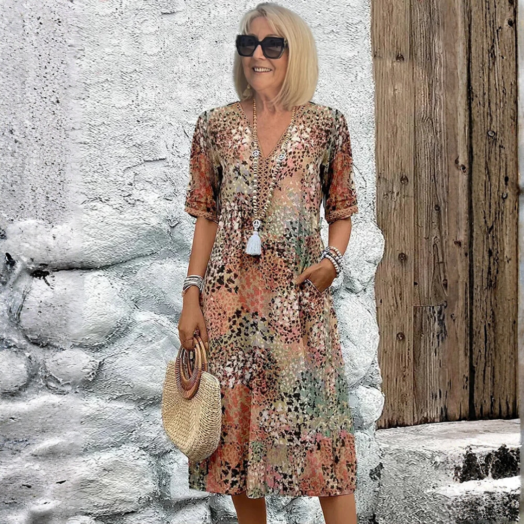 Nova | Boho Floral Maxi