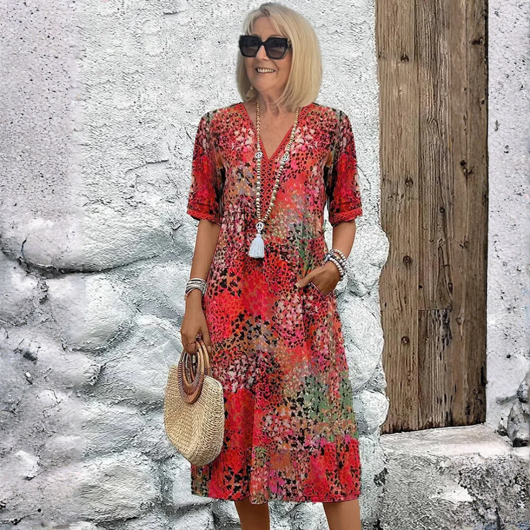 Nova | Boho Floral Maxi