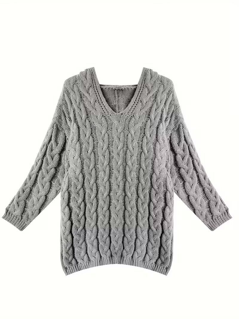 Michelle | Casual Long Sleeve Knitted Sweater