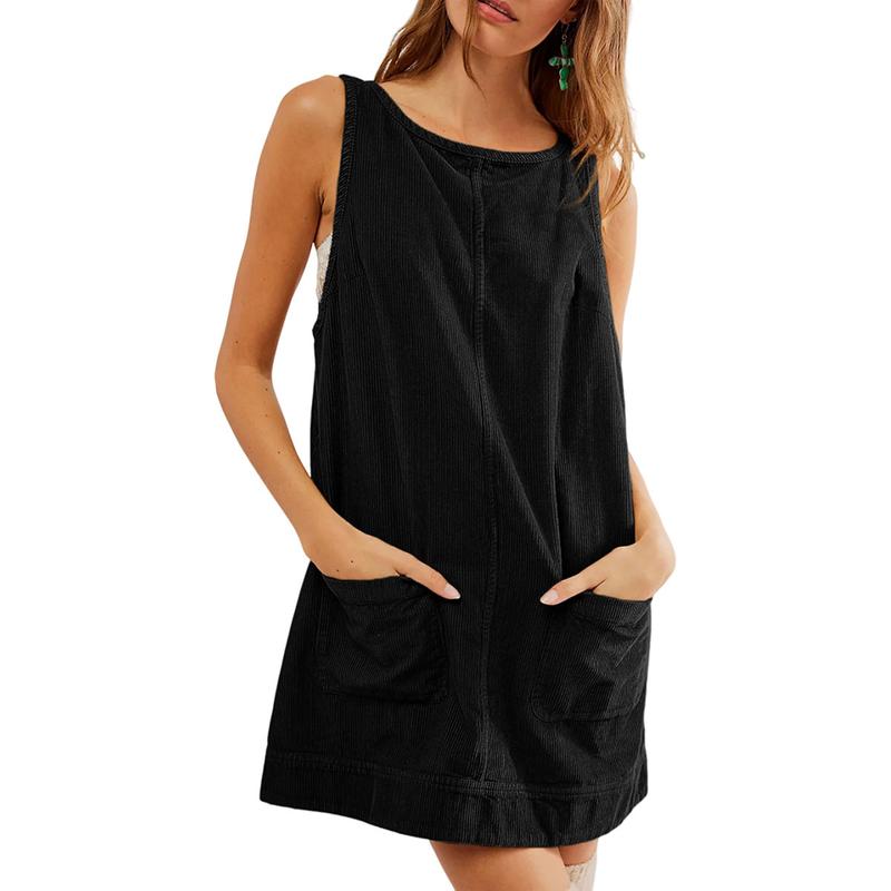 Victoria | Corduroy Overall Dress