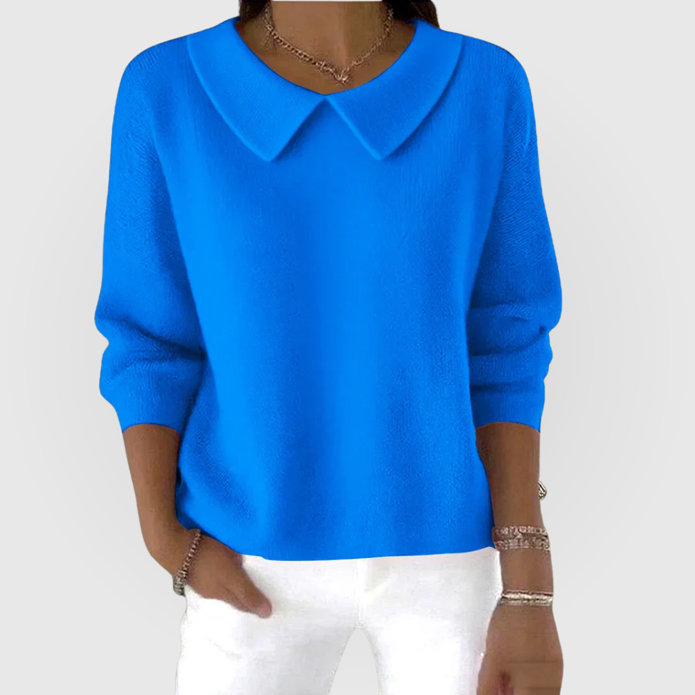 Gen | Collared Knit Top