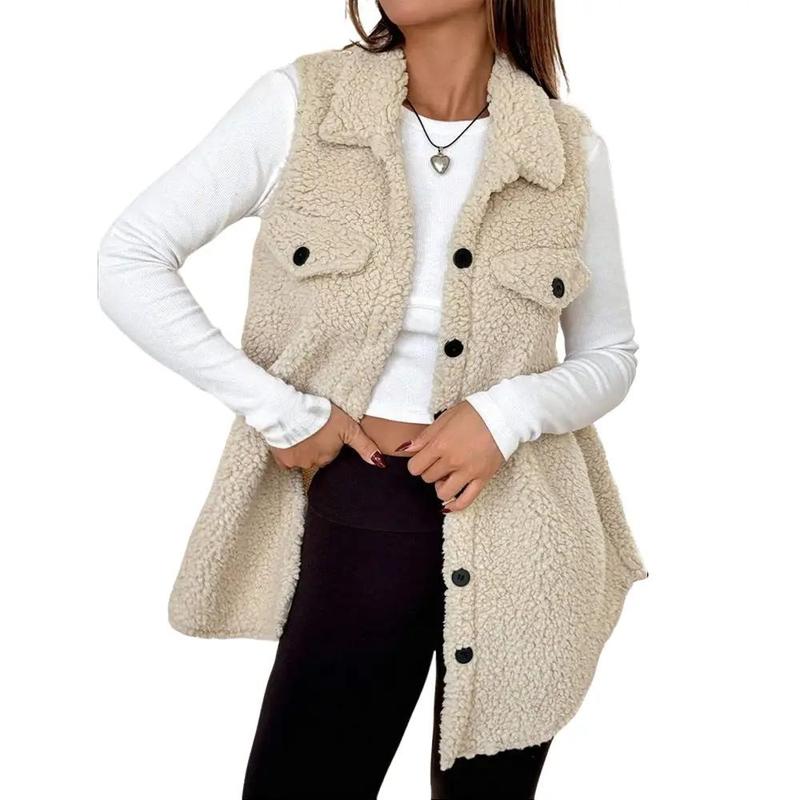 Vionna | Warm Sherpa Vest Jacket