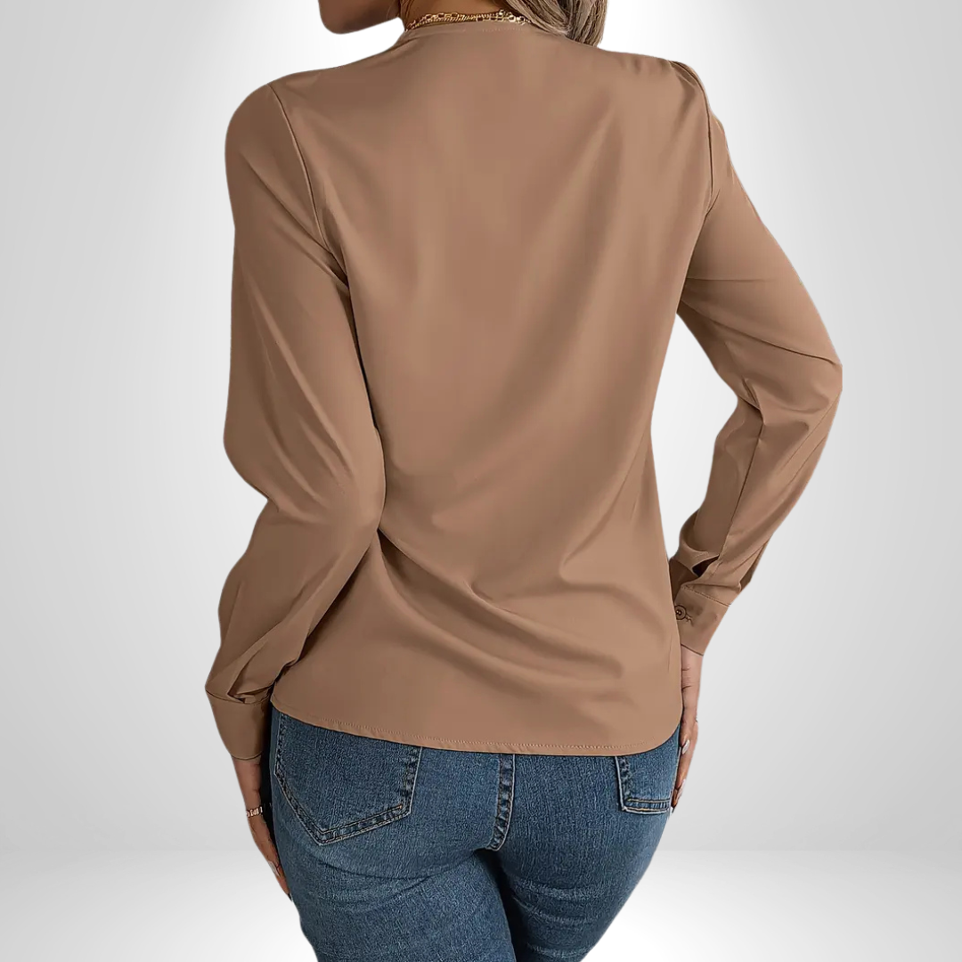 Lizzy | Elegant V-Neck Blouse