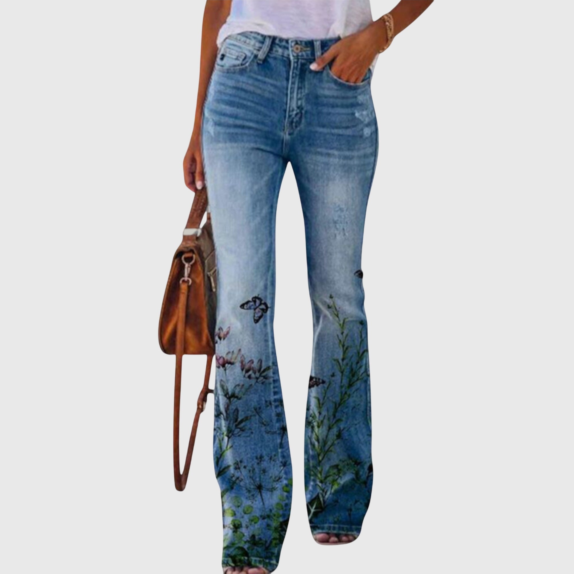 Isabel | Pants with Flowers