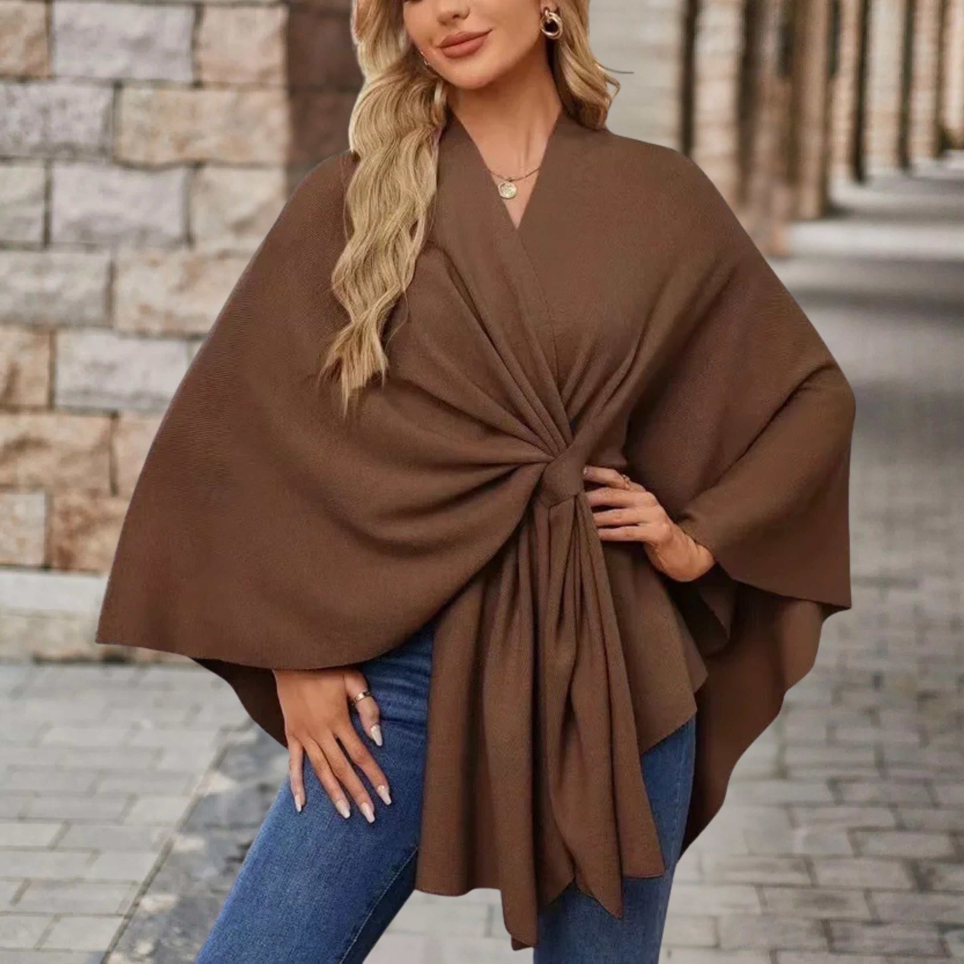 Helin | V-Neck Shawl