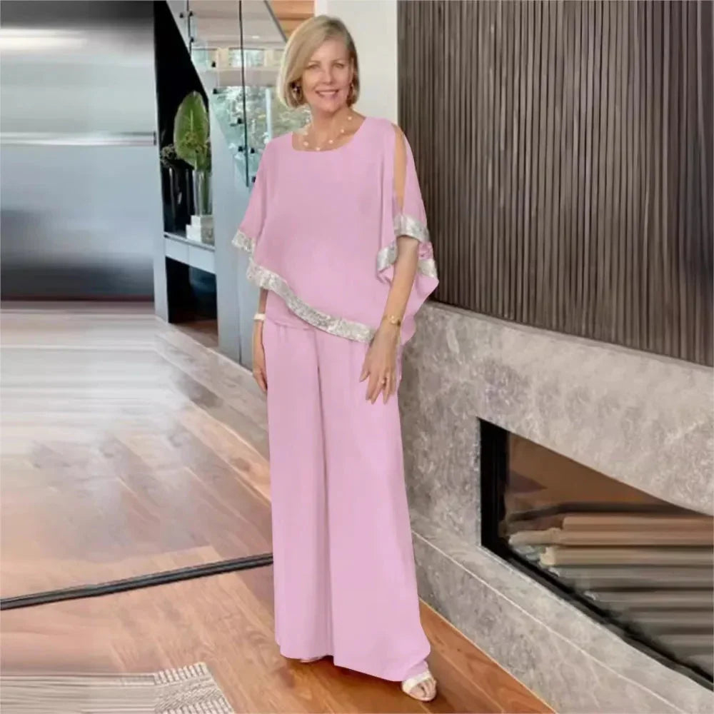 Evelina | Chic Wide-Leg Two-Piece Set