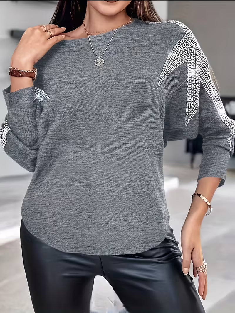 Bernadette | Long-Sleeve Star Print Sweater