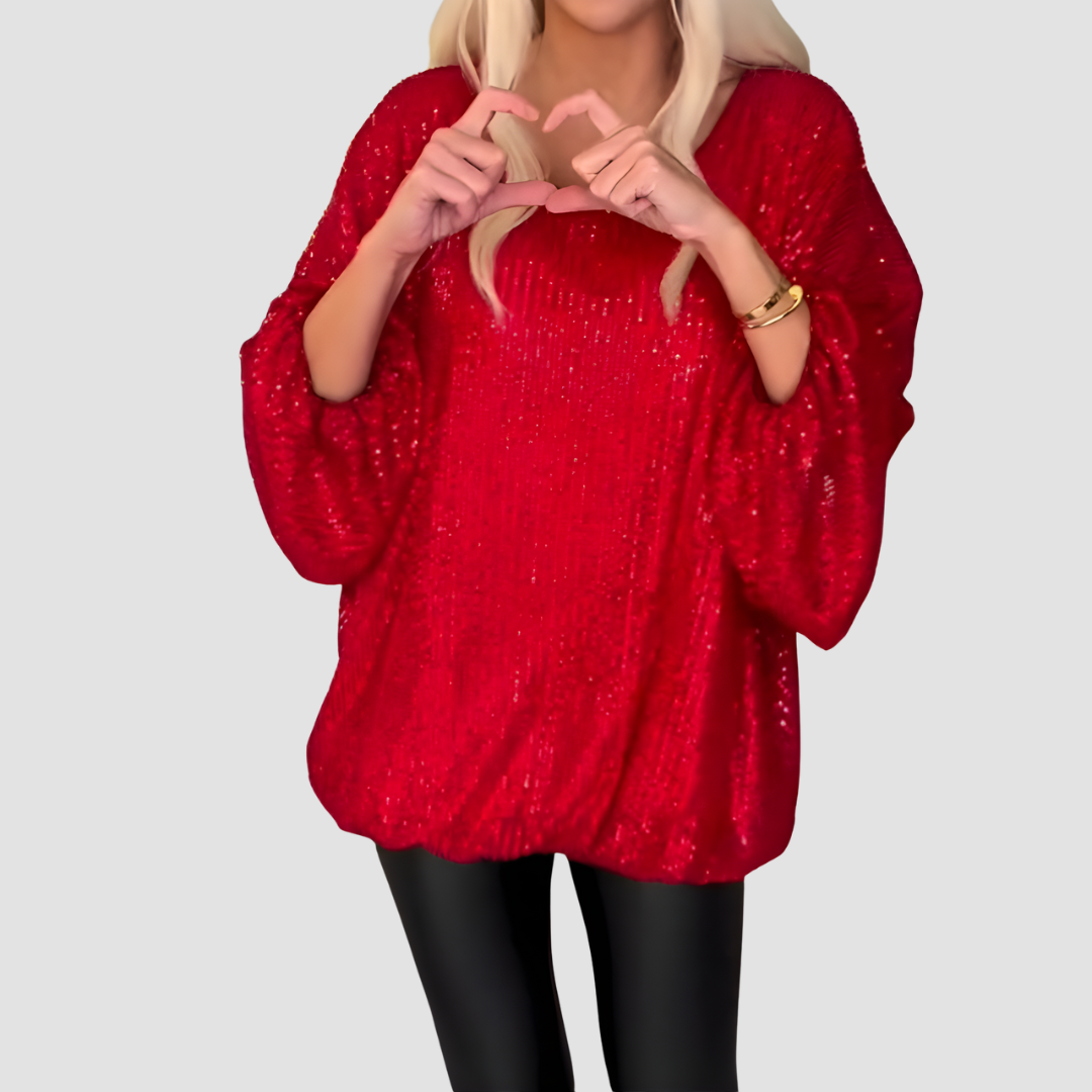 Amélis | Shimmer Loose Fit Blouse