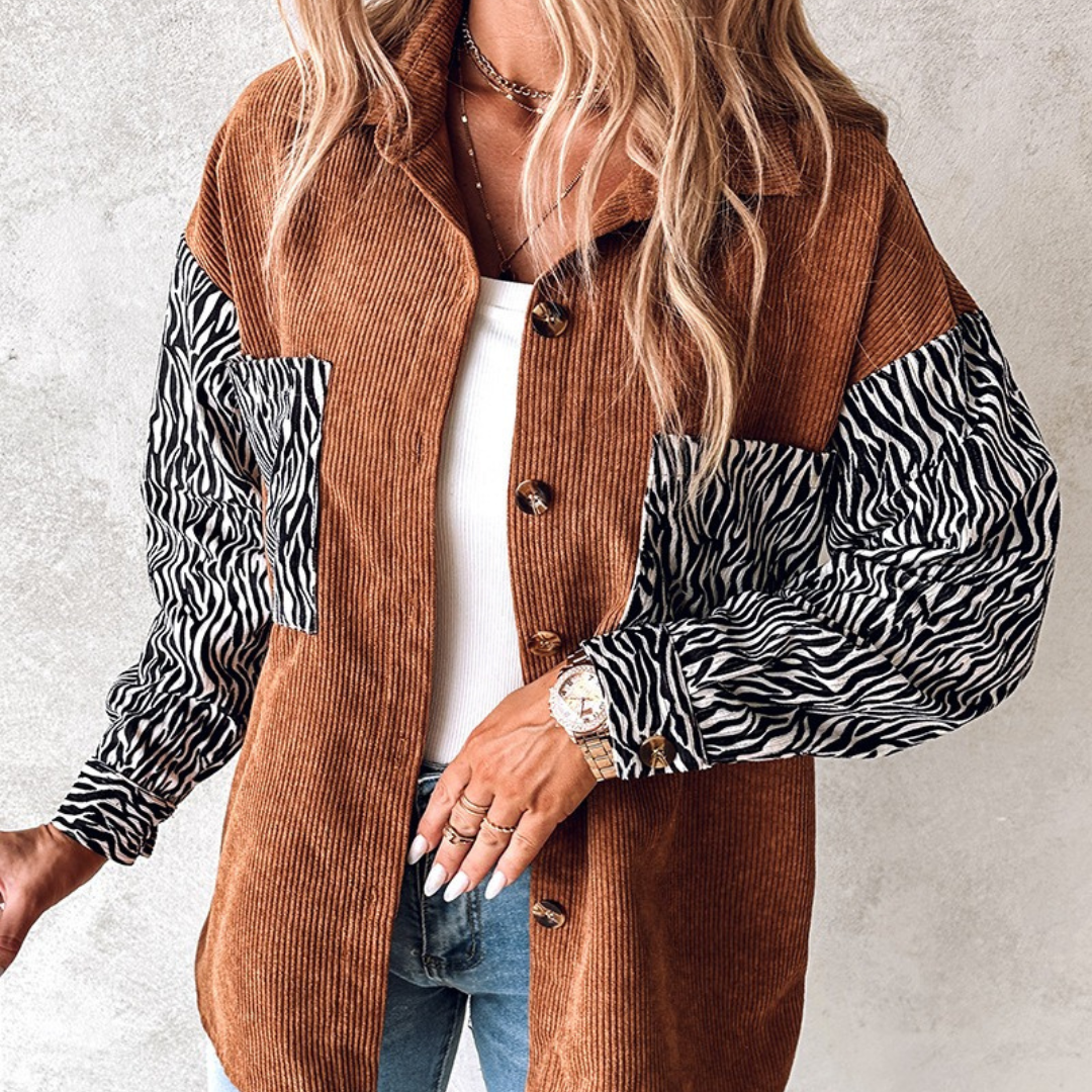 Camille | Plaid Patchwork Coat