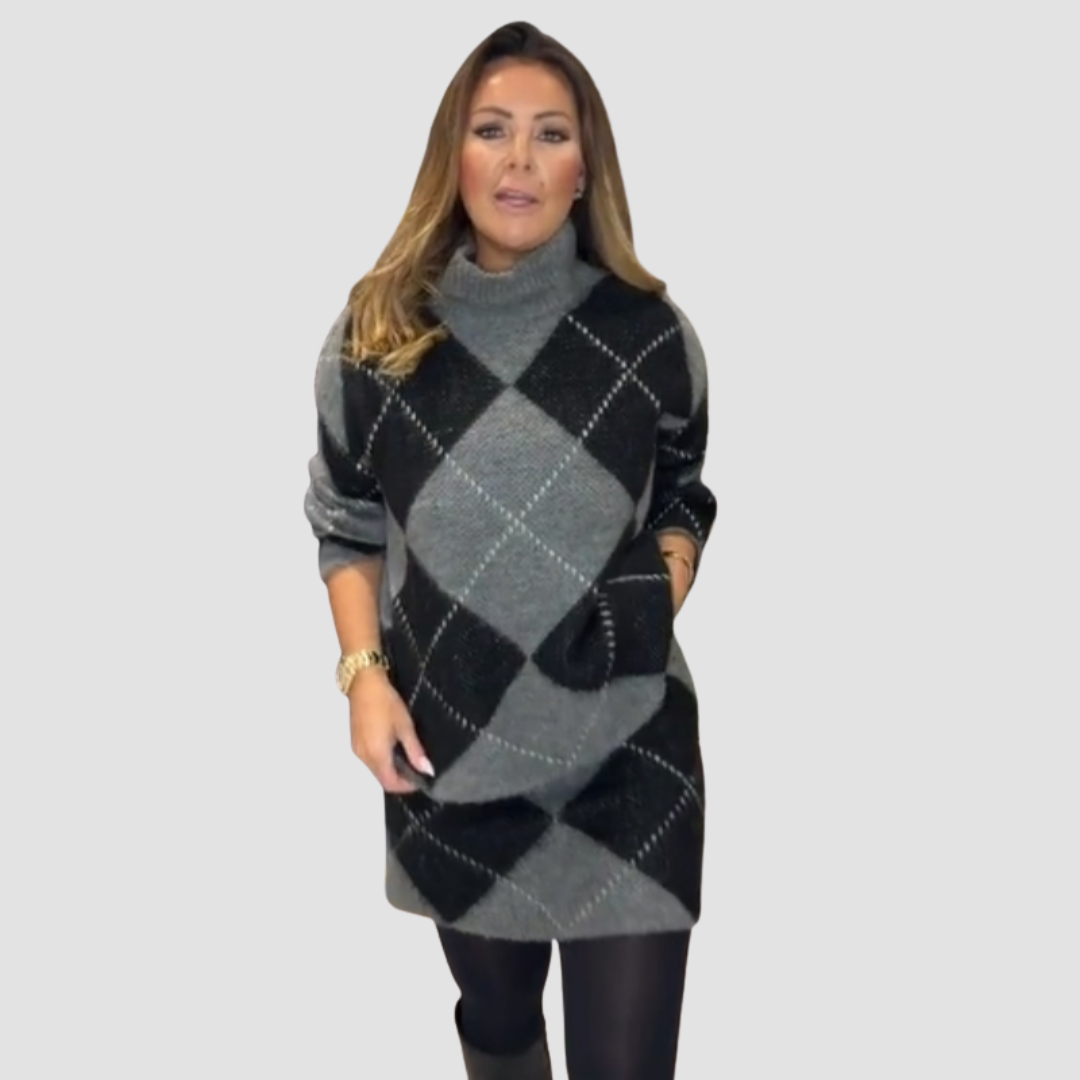 Elara | Diamond Knit Two-Piece Set