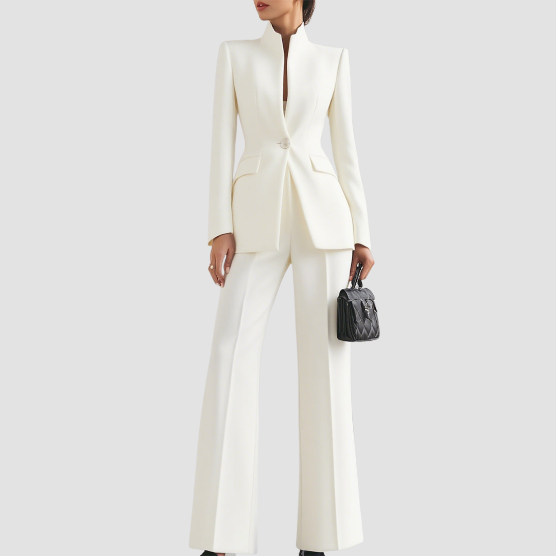 Darci | Elegant Two-Piece Tailored Pantsuit Set