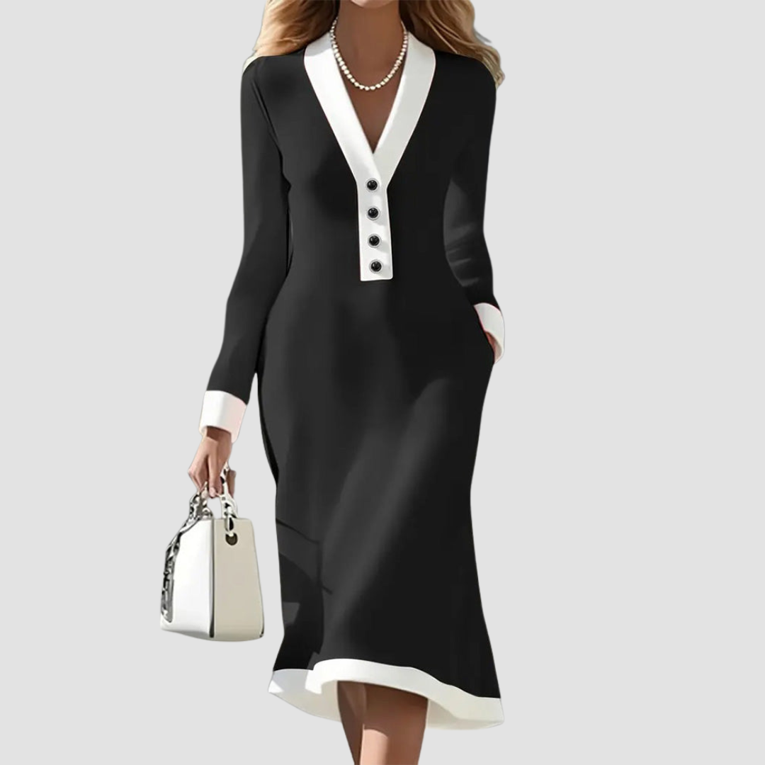 Kaylin | Stylish Long-Sleeve Dress