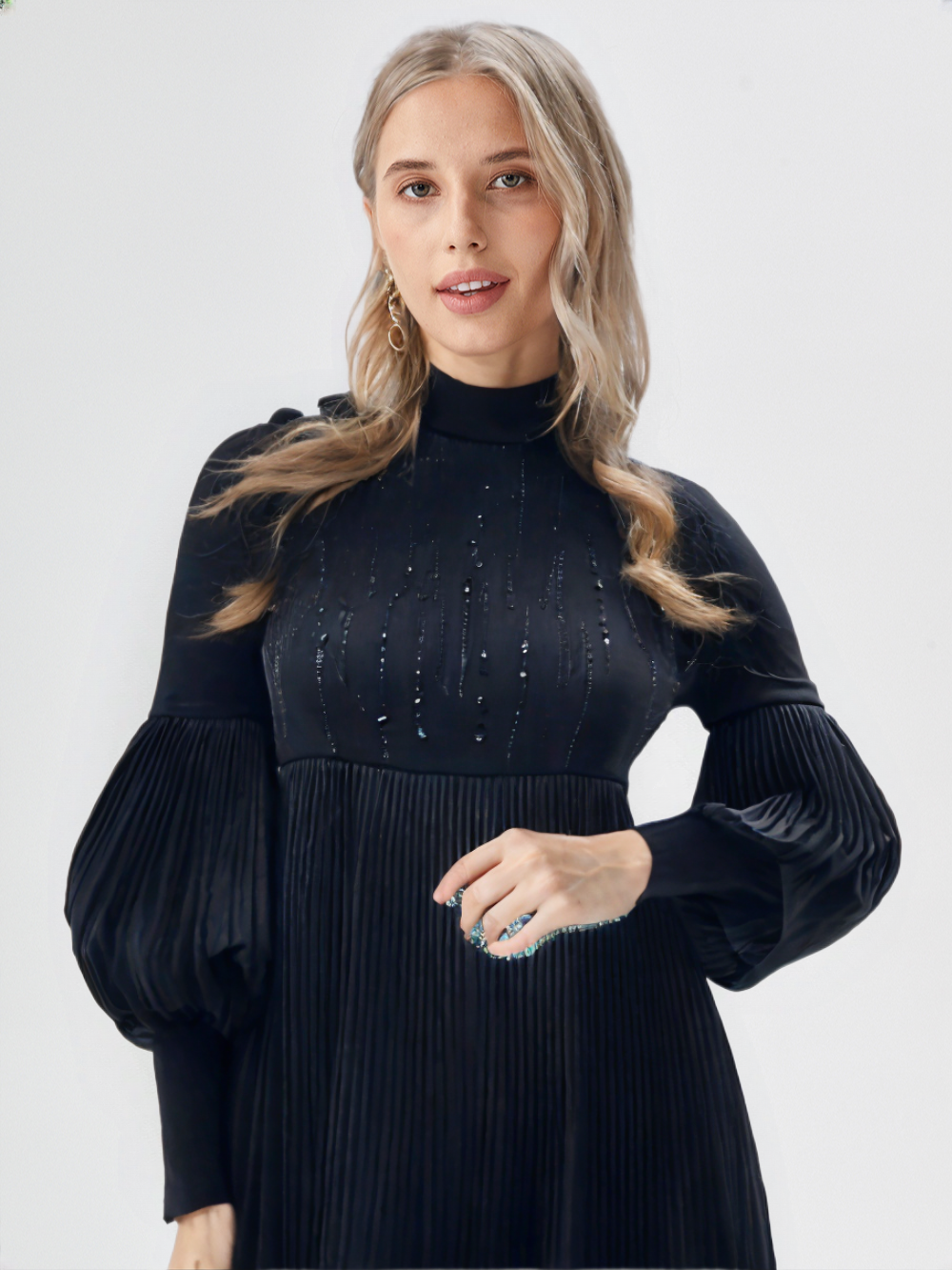 Luna | Elegant High-Waist Dress