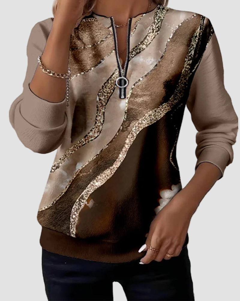 Kaye | Vintage Half-Zip Sweatshirt