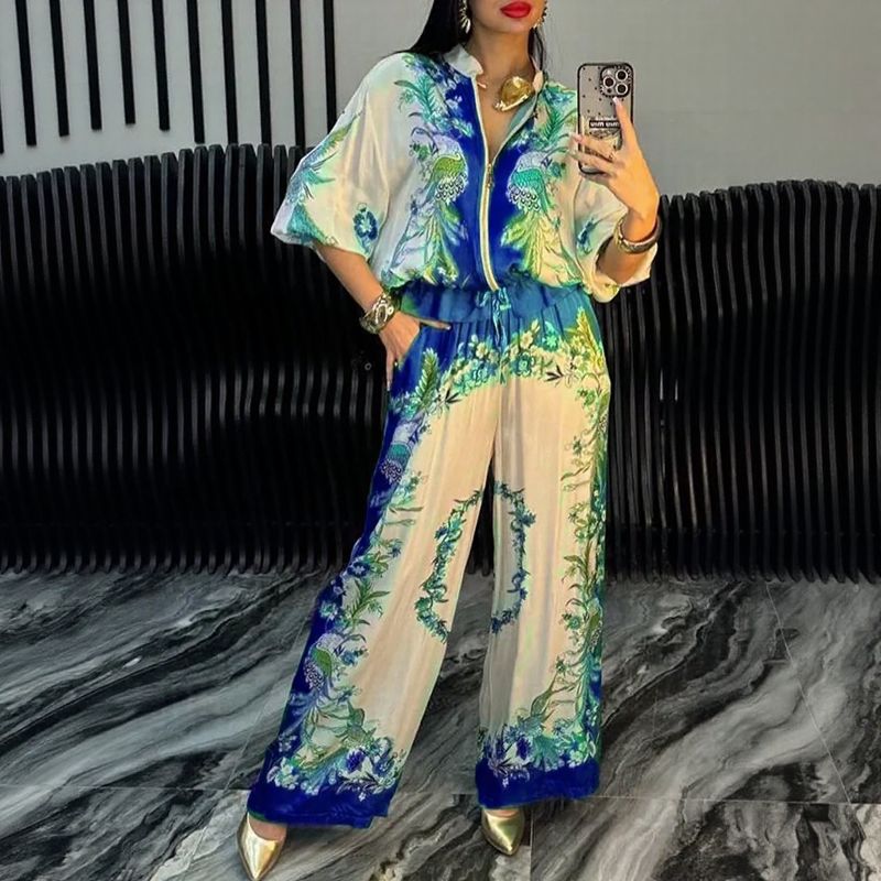 Kaori | Satin-Feel Two-Piece Set