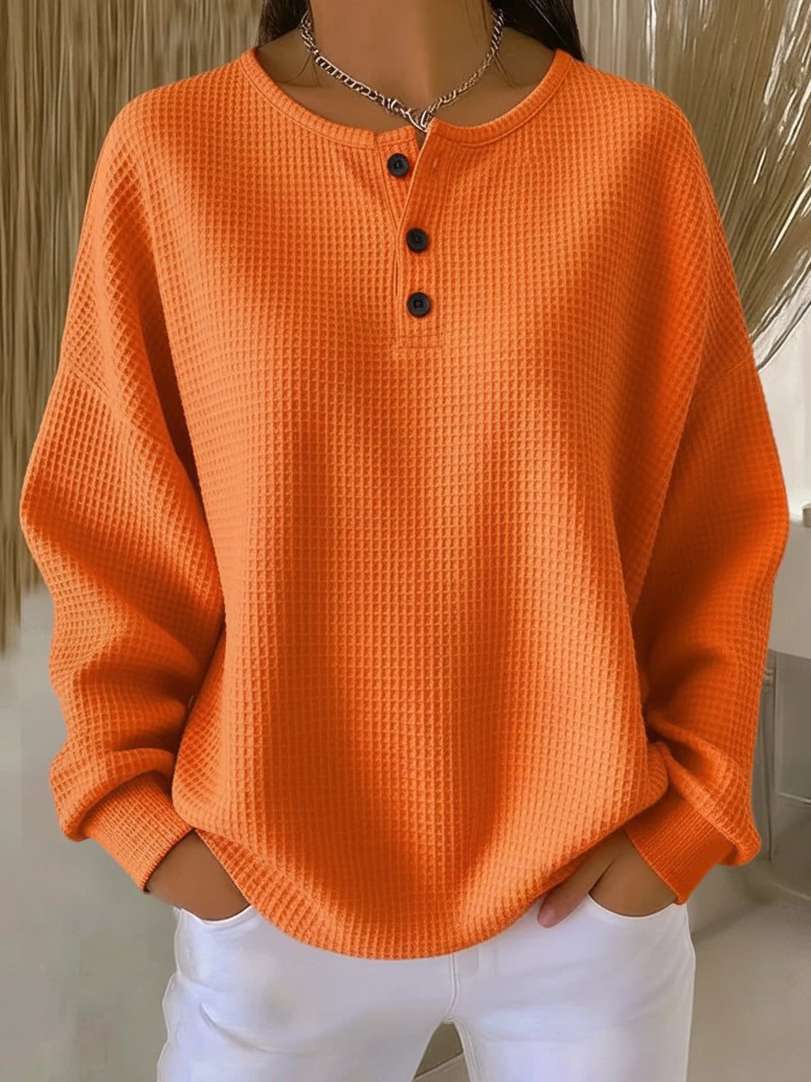 Myah | Casual Crew Neck Sweatshirt