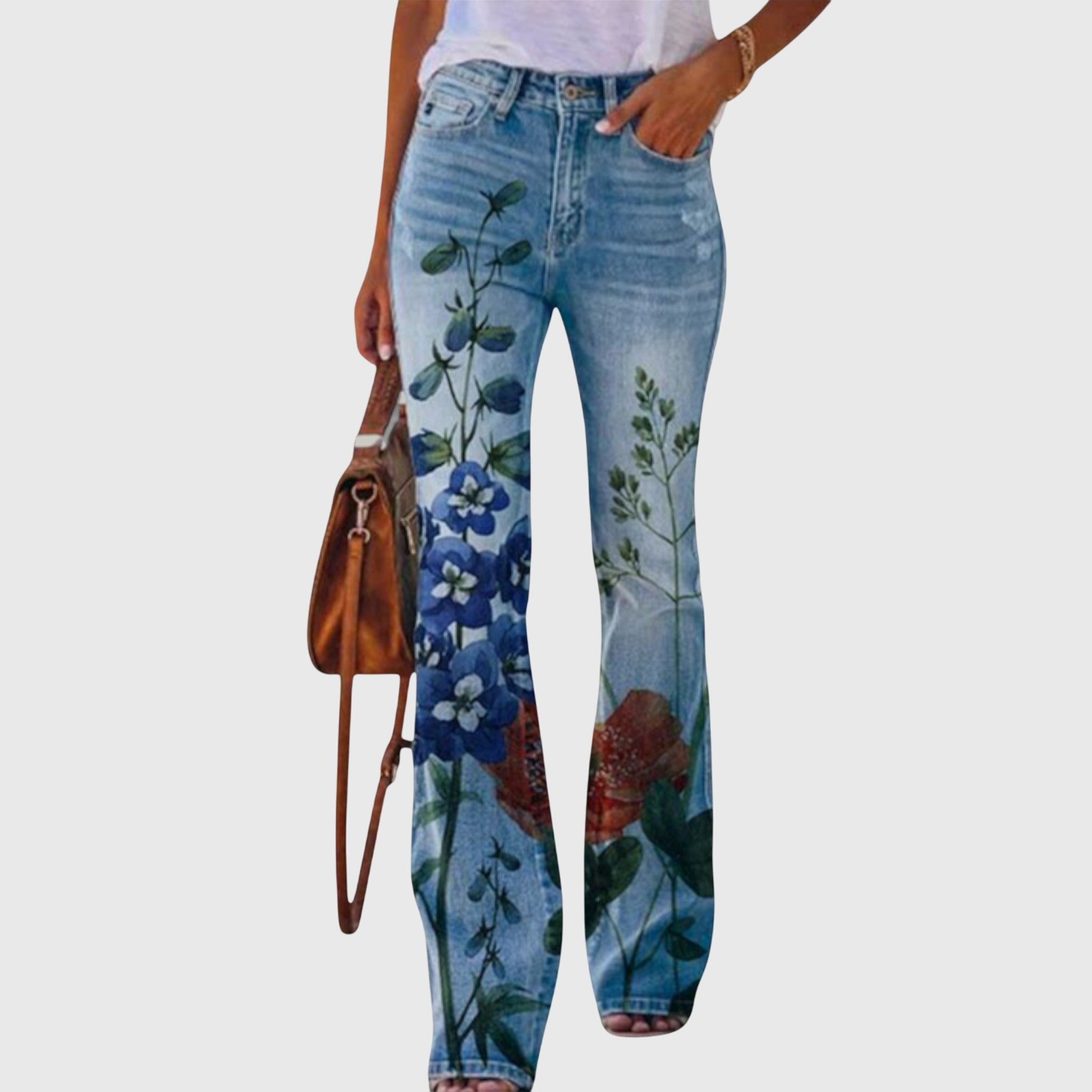 Isabel | Pants with Flowers