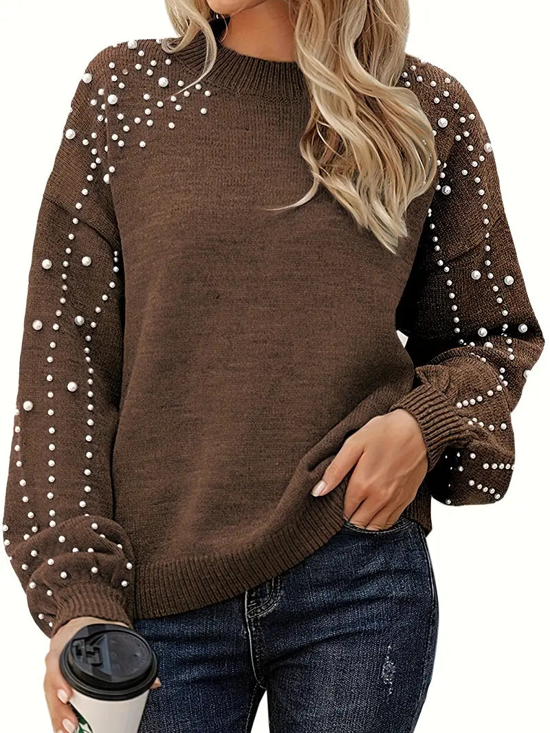 Quinlee | Pearl Knit Sweater