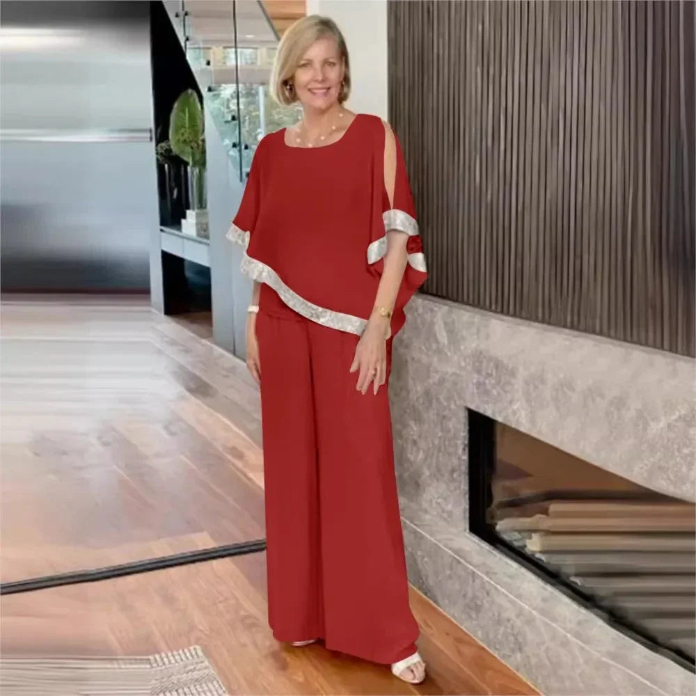 Evelina | Chic Wide-Leg Two-Piece Set