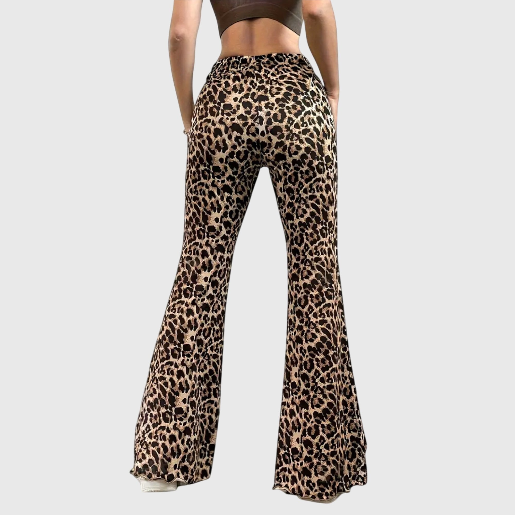 Leona | Leopard Bootcut Pants