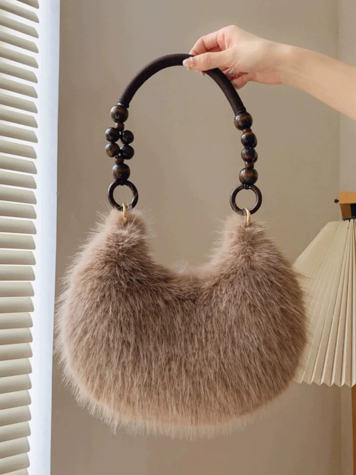 Lunare | Plush Dumpling Shoulder Bag