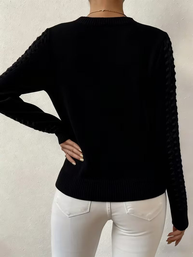 Shannen | Long Sleeve Knitted Sweater