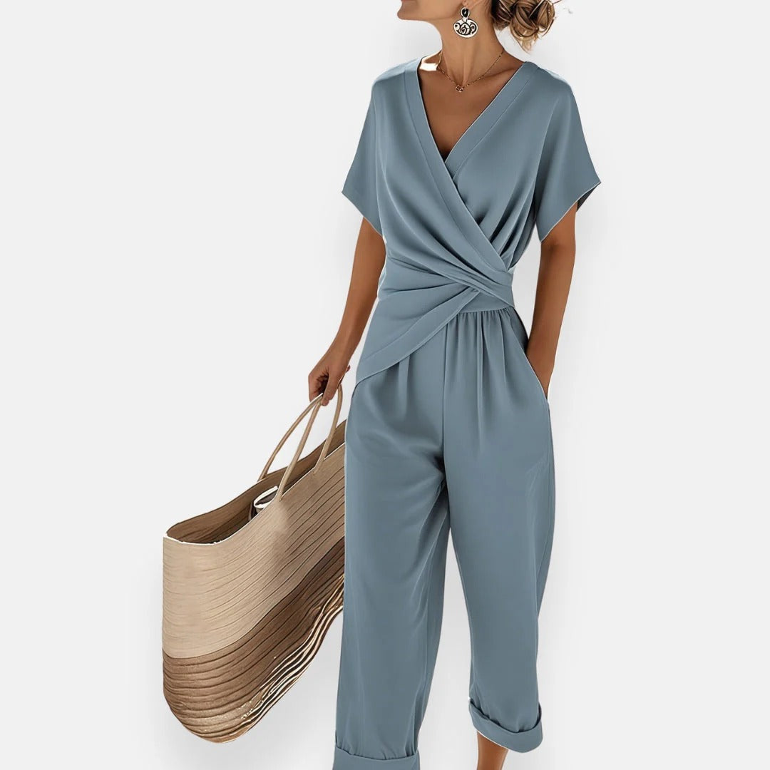 Hayden | Draped Elegance Jumpsuit