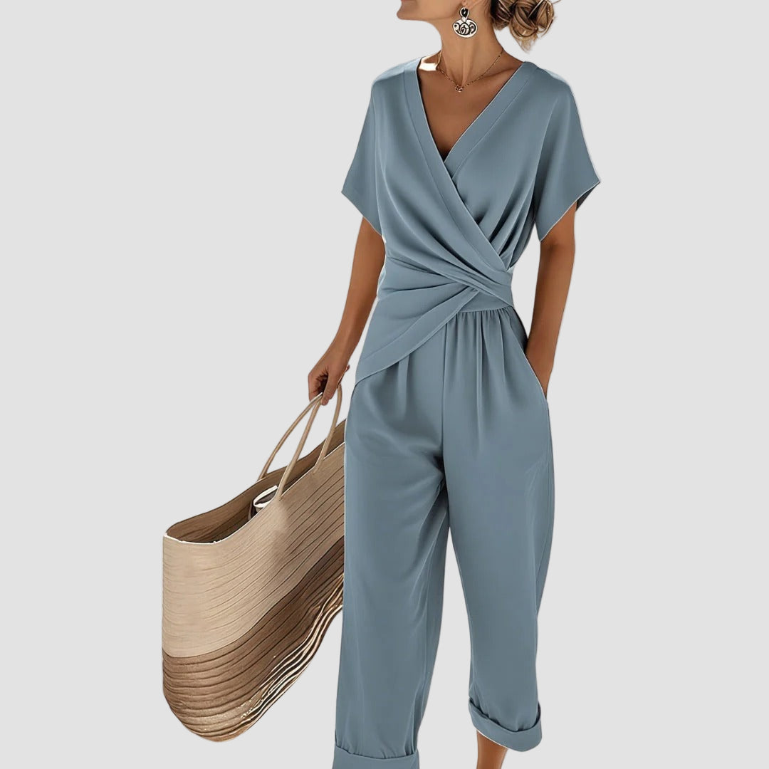 Hayden | Draped Elegance Jumpsuit