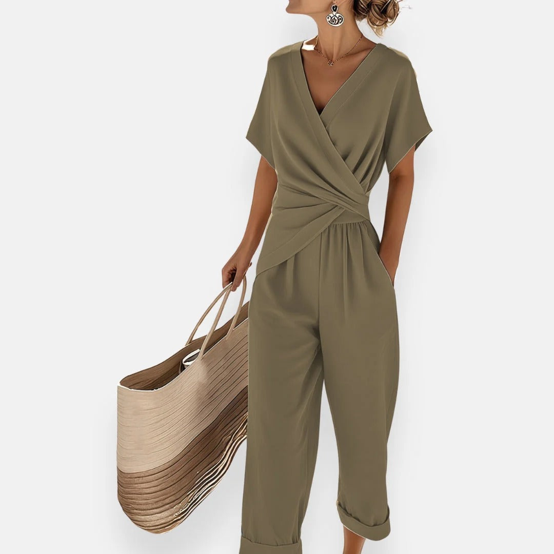 Hayden | Draped Elegance Jumpsuit