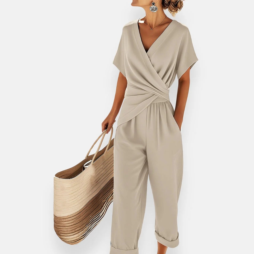 Hayden | Draped Elegance Jumpsuit
