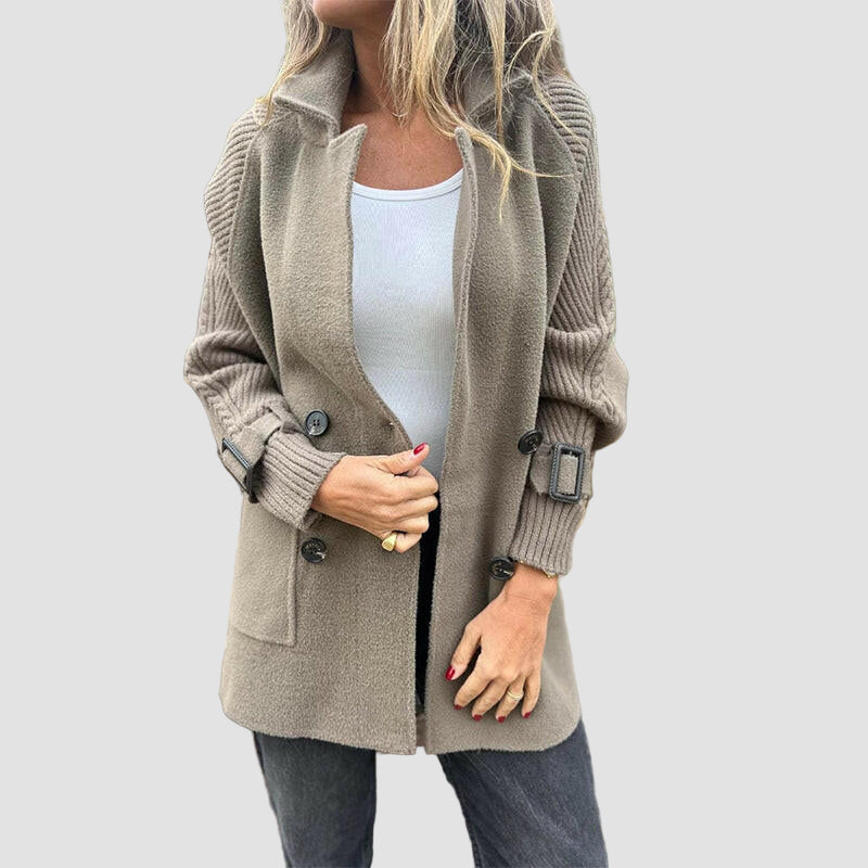 Aurelia | Double-Breasted Mid-Length Coat