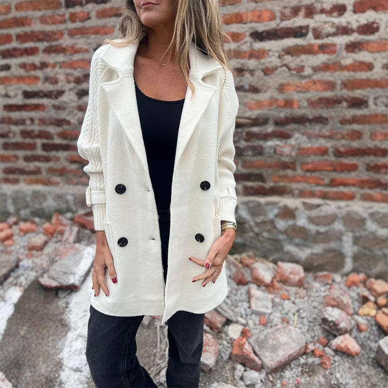 Aurelia | Double-Breasted Mid-Length Coat