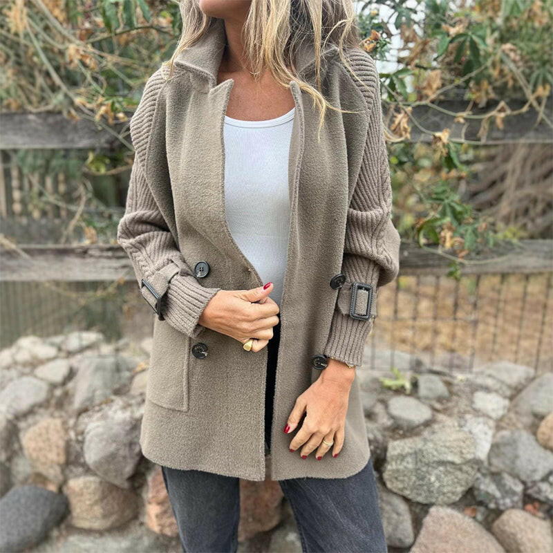 Aurelia | Double-Breasted Mid-Length Coat