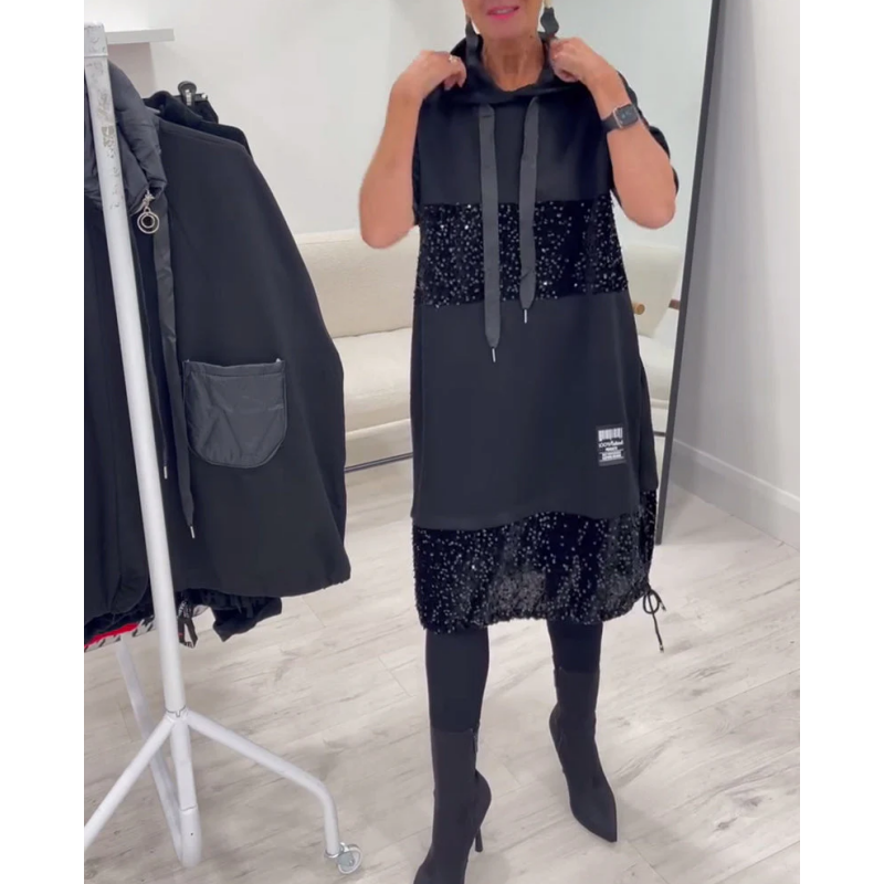 Aurora | Elegant Hoodie Dress