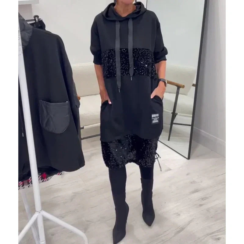 Aurora | Elegant Hoodie Dress