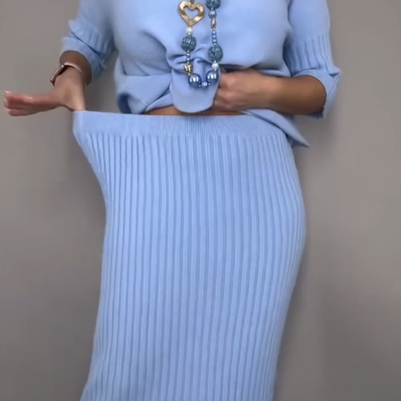 Alessia | Elegant 2-Piece Knit Sweater