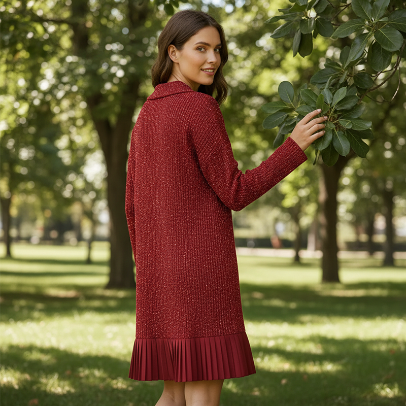 Clarisse | Sparkle V-Neck A-Line Dress